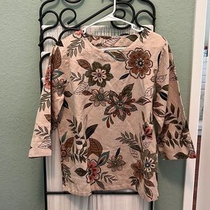 Floral design blouse